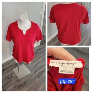 2-3x pretty red top